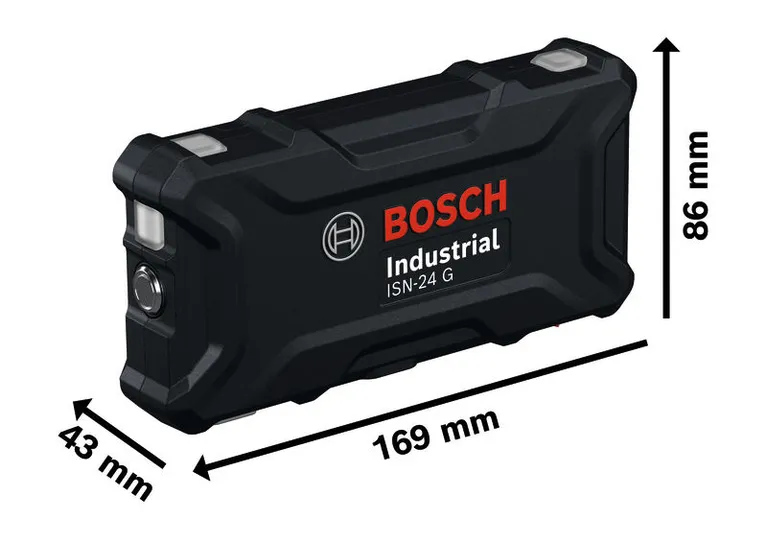 BoschISN-24 G 工业智能控制器，169x86x43mm。
