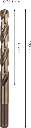 Bosch PRO 不锈钢 HSS-Co 麻花钻头 10.2 毫米。.