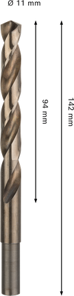 Bosch PRO HSS-Co 麻花钻头，直径 11 毫米。.