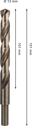 适用于不锈钢的Bosch PRO HSS-Co 麻花钻头 13 毫米。.