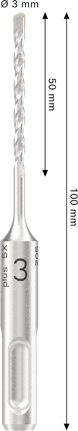 BoschPRO SDS plus-5X 3 毫米冲击钻头。
