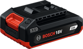 BoschGBA18V-20 2Ah 电池组。