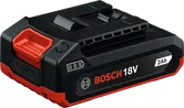 Bosch18V 2Ah 无绳工具电池组。