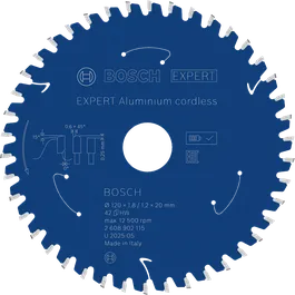 BoschEXPERT 铝制无绳圆锯片 T42。