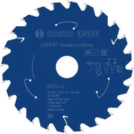 BoschEXPERT Wood 无绳圆锯片，24 齿。.