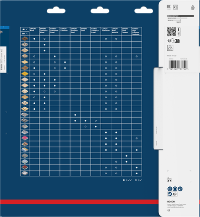 BoschEXPERT 钢圆锯片 305×2.6/2.2×25.4 mm T80 包装。.