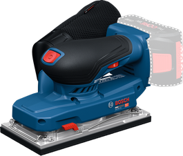 BoschGSS18V-18 轨道砂光机，配有符合人体工程学的握把。.