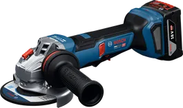 BoschGWS18V-11PS 角磨机，配备 18V 电池。.