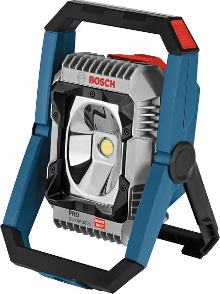 Bosch GLI18V-3000 无绳工作现场灯，可调节支架。.