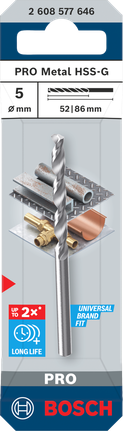 Bosch5 毫米 PRO 金属 HSS-G 麻花钻头。.