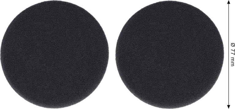 Bosch抛光海绵 77 毫米饰面，2 件套。.