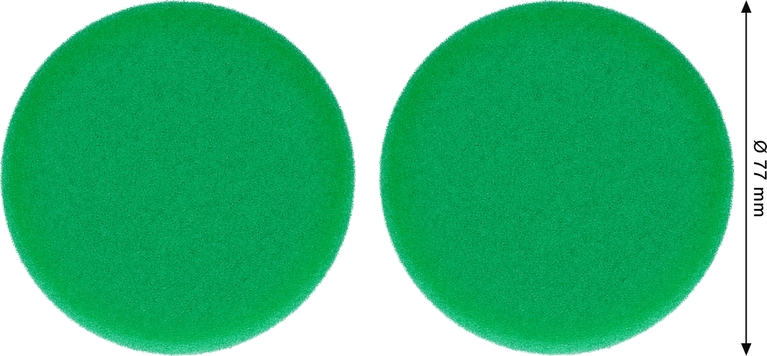 Bosch抛光海绵 77 毫米切割，2 块。.