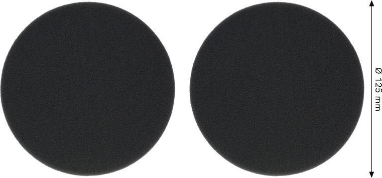 Bosch125 毫米抛光海绵，2 件.