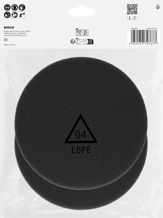 Bosch抛光海绵 125 毫米 2 件.