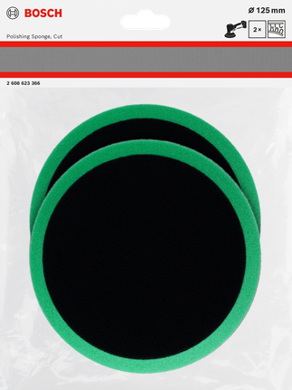 Bosch抛光海绵 125 毫米 2 件.