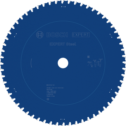 BoschEXPERT 钢圆锯片 305 毫米 T60。.