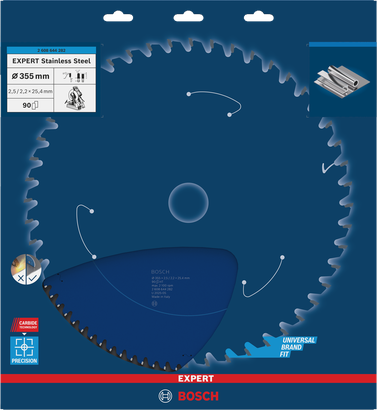 BoschEXPERT 不锈钢 355 毫米锯片。.
