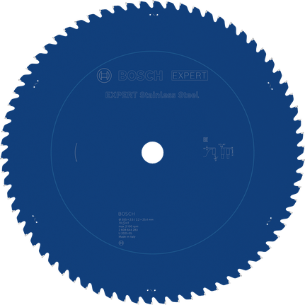 BoschEXPERT 不锈钢圆锯片，355 毫米。.