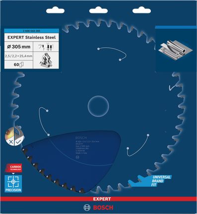 BoschEXPERT 不锈钢 305 毫米圆锯片 T60。.