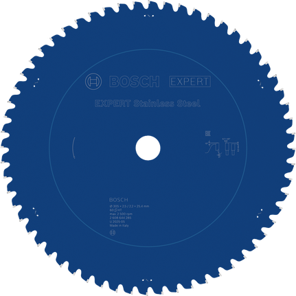 BoschEXPERT 不锈钢圆锯片，305 毫米。.