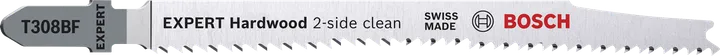 Bosch EXPERT 硬木双面清洁 T308BF 曲线锯刀片。.