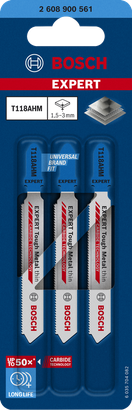 Bosch EXPERT Tough Metal T118AHM 硬质合金曲线锯刀片。.
