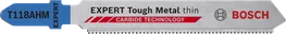 Bosch EXPERT Tough Metal T118AHM 曲线锯刀片，硬质合金齿。.