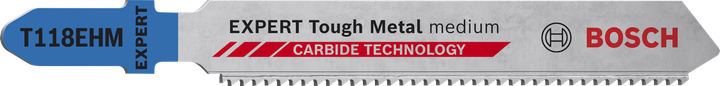 BoschEXPERT Tough Metal T118EHM 曲线锯刀片，配有硬质合金齿。.