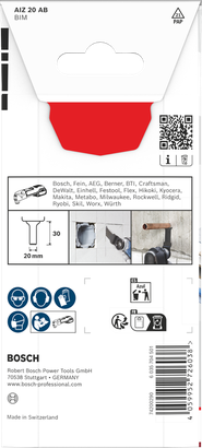 Bosch多材料切割刀片 AIZ 20 AB 20×30 毫米。.