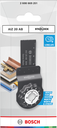 BoschStarlock 多材料切割刀片 20×30mm.