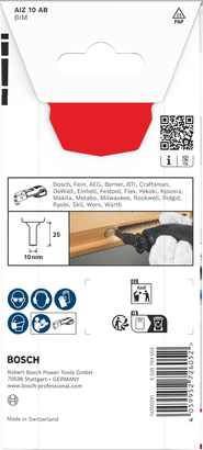 Bosch多材质 Starlock 刀片 10×25 毫米。.