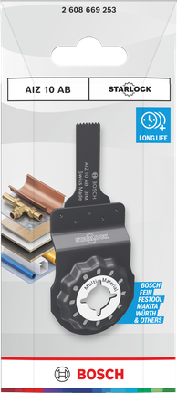 BoschStarlock AIZ 10 AB 多材料切割刀片.