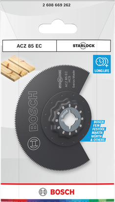 BoschStarlock 85 毫米木材切割刀片。.