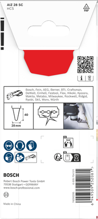 Bosch塑料切割刀片 AIZ 28 SC 28×40 毫米.