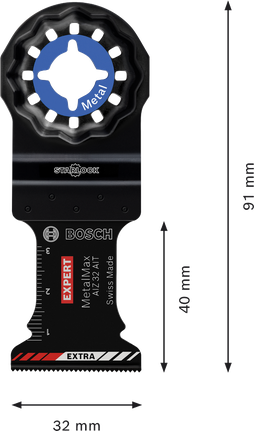 Bosch EXPERT AIZ 32 AIT MetalMax 硬质合金切入刀片。.