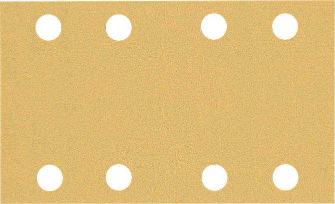 BoschEXPERT C470 砂纸片 80x133mm，有 8 个孔。.