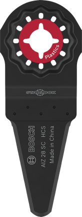 BoschAIZ 28 SC Starlock 刀片用于塑料切割。.