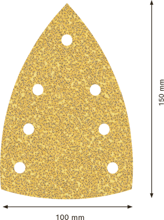Bosch EXPERT C470 砂纸 100x150mm，粒度 40。.
