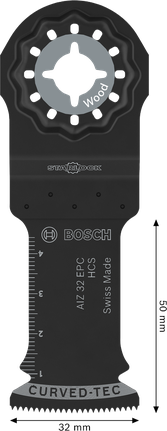 BoschStarlock AIZ 32 EPC 木材切割刀片，32x50 毫米。