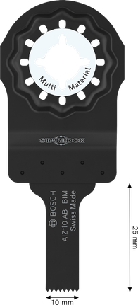 Bosch多材料切割刀片 AIZ 10 AB Starlock，10x25 毫米。.