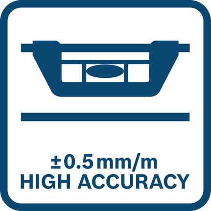 高精度 0.5 毫米。