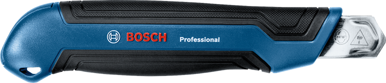 蓝黑相间的手柄可伸缩多用途刀。