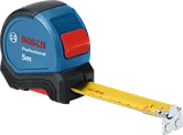 Bosch5 米卷尺，黄色公制尺带。