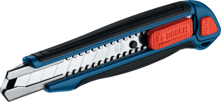 Bosch18 毫米可折断式切割刀，带人体工程学手柄。