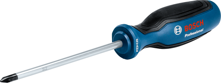 BoschPZ2x125 螺丝刀，带人体工程学手柄。