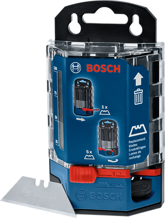 Bosch刀片分配器，含50个替换刀片。