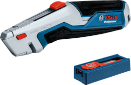 Bosch刀具及刀片套装 11 件套，带收纳盒。