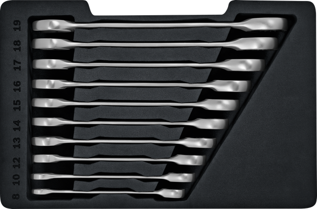 专业系列10件套棘轮扳手套装