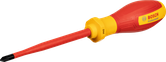 BoschVDE PH2x125 绝缘螺丝刀，适用于电气工作。