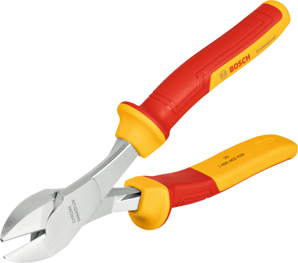 BoschVDE 高杠杆斜口钳 200mm。